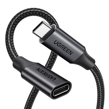 USB C Extension Cable, 3.3Ft/10Gbps/100W , USB C Extender Nylon Type C Male to