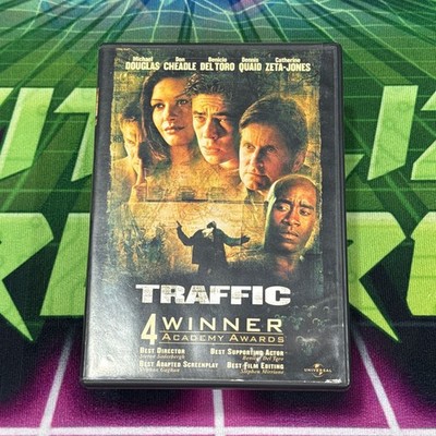 Traffic DVD 2000 Drama Michael Douglas Benicio Del Toro Catherine Zeta-Jones