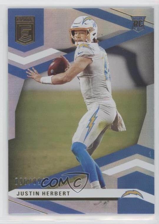2020 Panini Chronicles Elite Update 96/899 Justin Herbert #203 Rookie RC 10uy