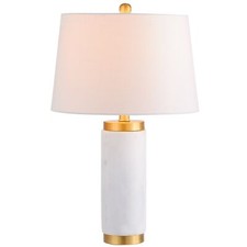 JONATHAN Y JYL5022A Adams 23" Marble LED Table Lamp Contemporary Transitional...