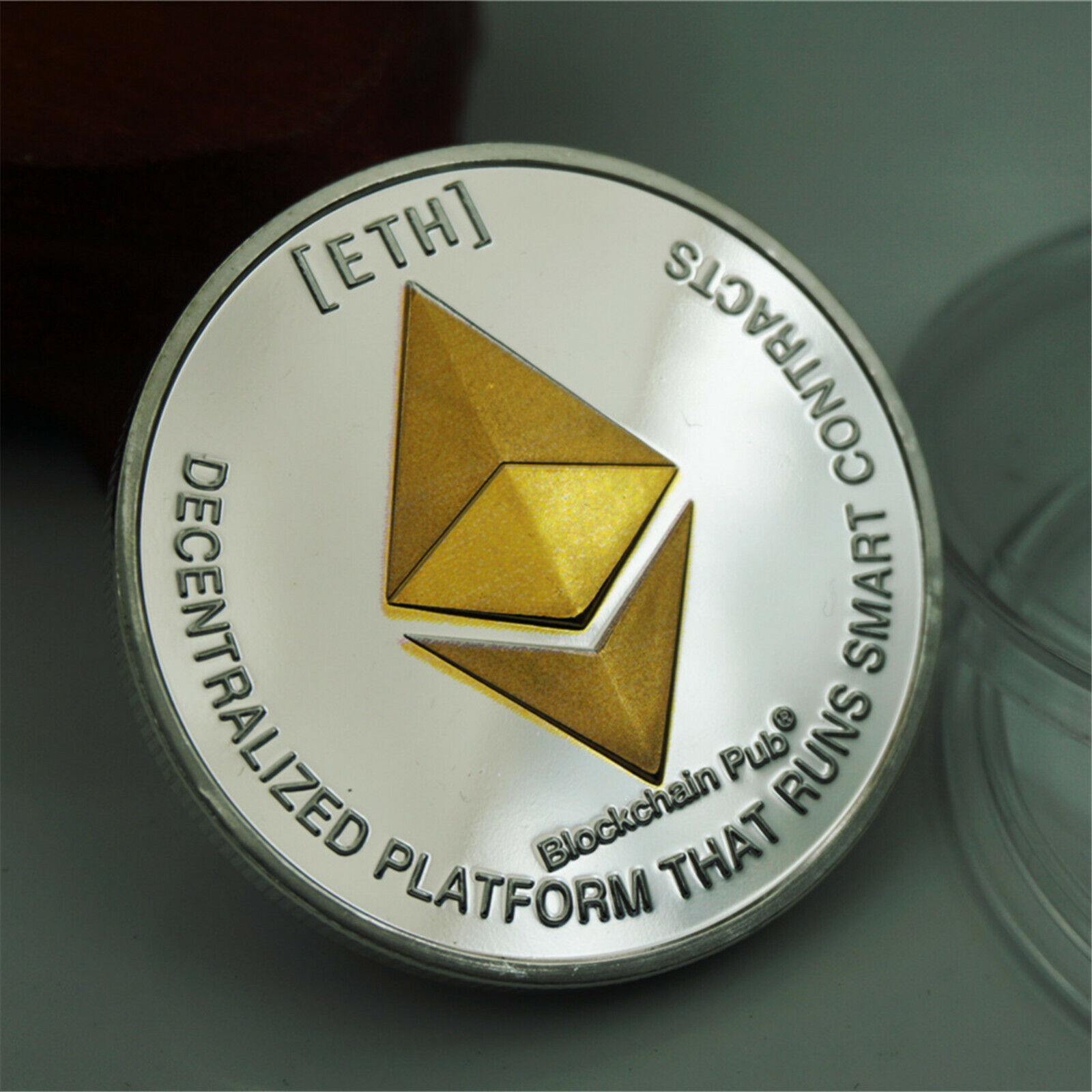 Ethereum Crypto Currency Coin 1oz Silver BLEMISH Finish ...