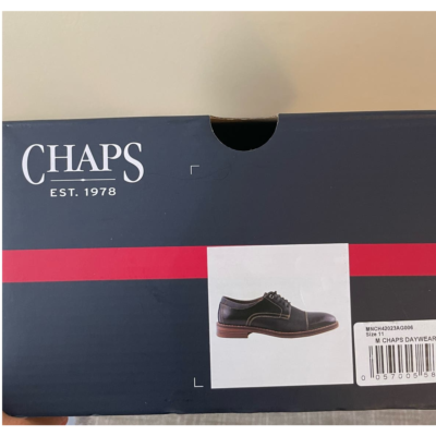 Newt CHAPS Mens 11 Black Daywear Shoe Oxfords Newt CHAPS Mens 11 Black Daywear Shoe Oxfords | eBay main image 3