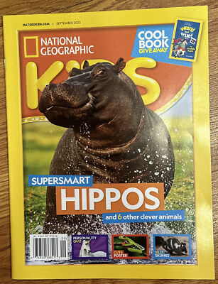 National Geographic Magazine September 2023 Supersmart Hippos | eBay