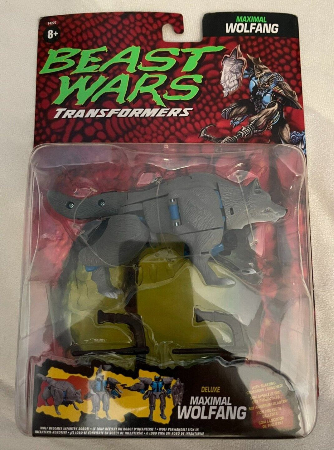 BEAST WARS Transformers Deluxe Class Maximal WOLFANG Hasbro Kenner 2022 New