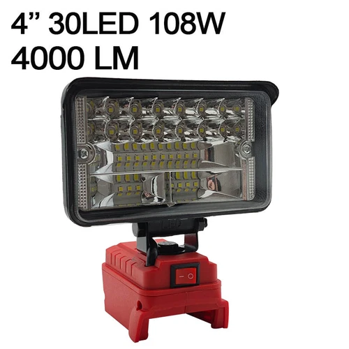 For Milwaukee Battery 18V LED Work Light 2 USB Workshop Flashlight Torch Camping - Picture 12 of 13
