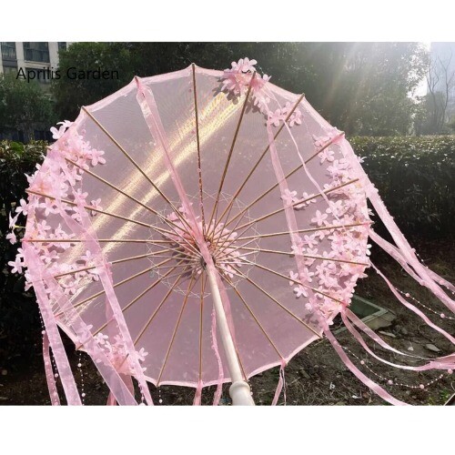 Vintage Lace Umbrella Hair Clips Japan I  main image 4