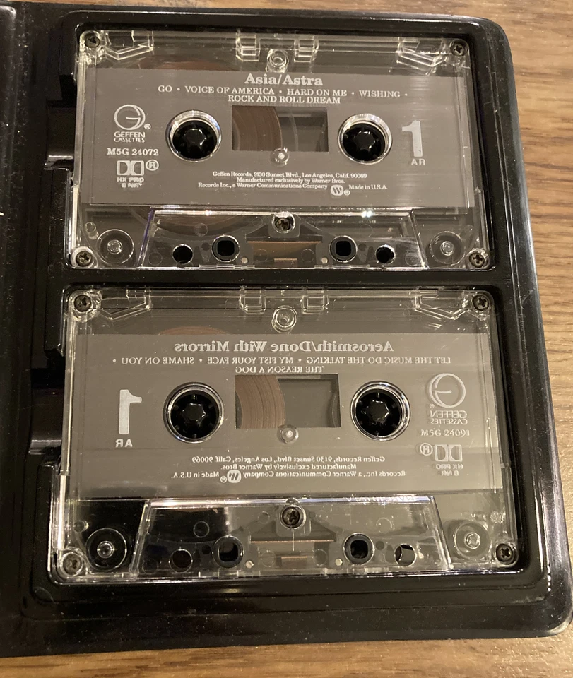 Geffen Christmas Appointments '85 RARE 4 Cassette set, Elton Asia Aerosmith Joni - Image 3 of 4