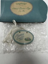 Longaberger Tie-On 2003 Easter Egg 