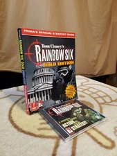 1998 Tom Clancy's Rainbow Six PC & Prima's Official Strategy Guide Gold Edition
