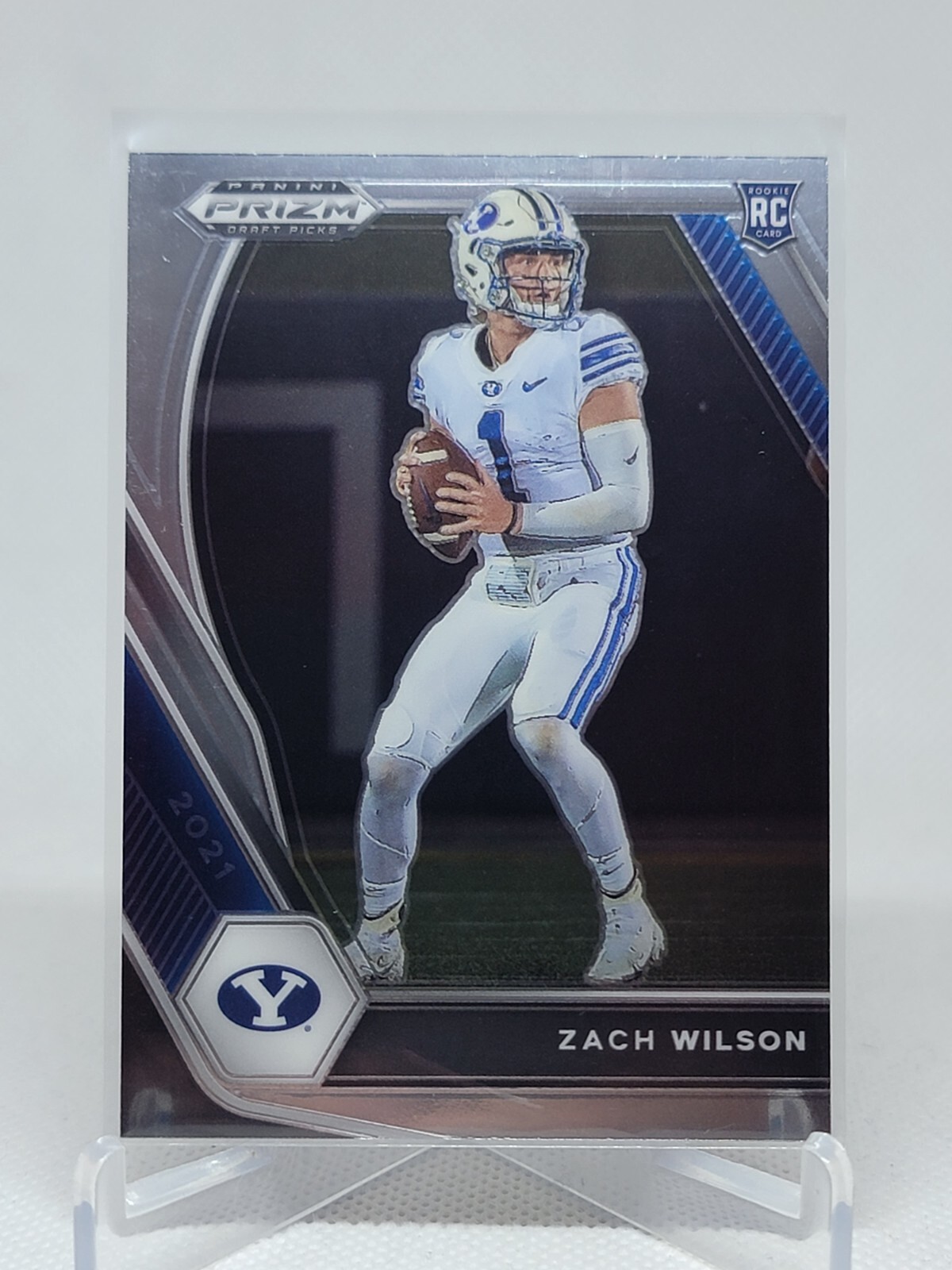2021 Panini Prizm Draft Picks #105 Zach Wilson RC BYU D9F