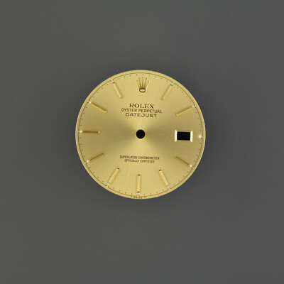 ROLEX Zifferblatt DATEJUST 16013 16018 16233 16238 3035 3135 DIAL GOLD 36mm 