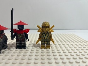 LEGO Ninjago: Stone Army Scout & Warrior+ Golden Lloyd minifigs only from 70505