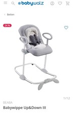 baby hochstuhl,Wippe mit liegefunktion,Gebraucht,Sitz Grau