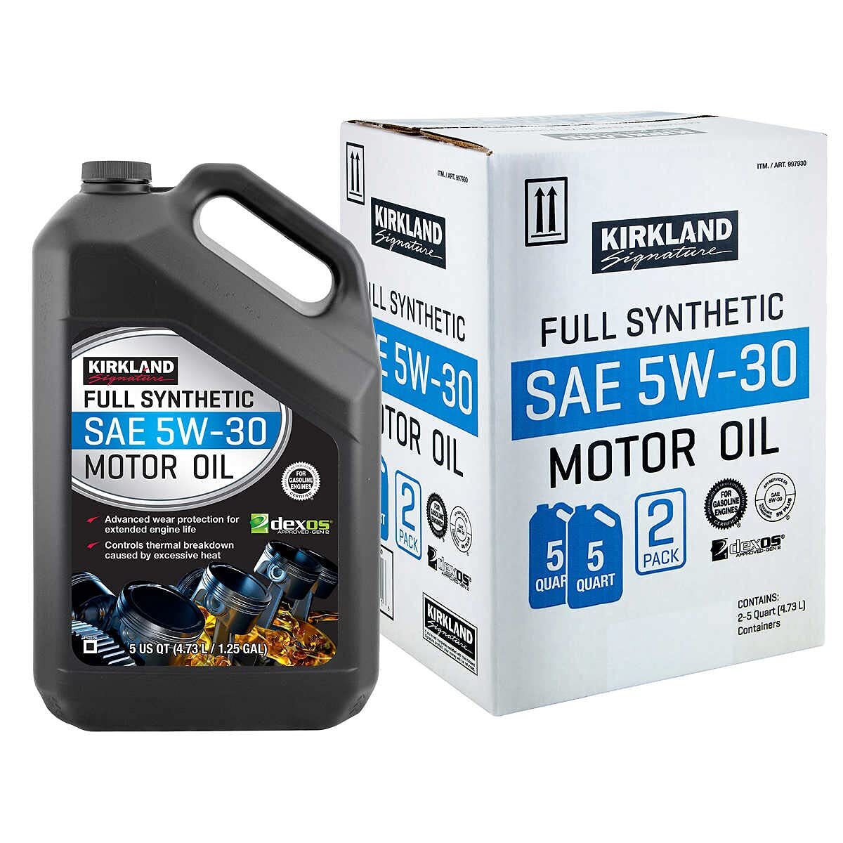 KIRKLAND SIGNATURE Full Synthetic SAE 5W-30 Motor Oil 5