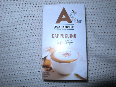 Avalanche Cappuccino Cafe Style Instant Coffee Box - 10 Sticks New Zealand 2025