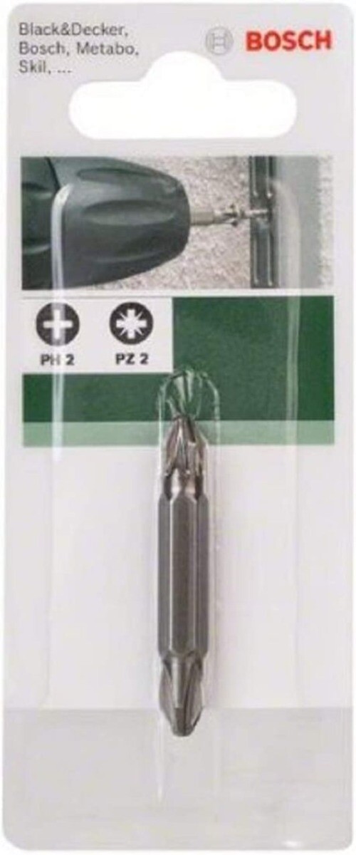 BOSCH - BIT AVVIAMENTO DOPPIO PH2-PZ2 45MM