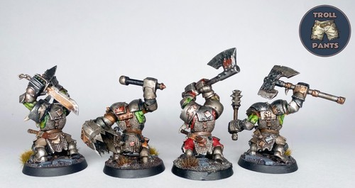 Warhammer Age of Sigmar - 10 Black Orcs - Old World - Goblins - Picture 3 of 6
