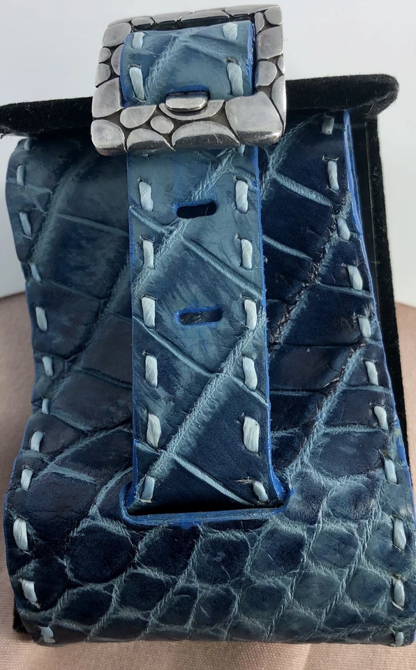 Sterling Silver John Hardy Ladies Watch on a Leather Strap - Image 3 of 4