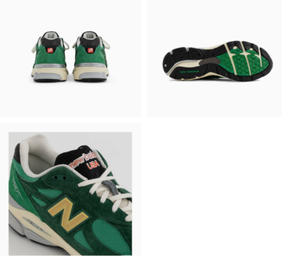 NEW Men's Teddy Santis X New Balance 990 v3 Made USA Green M990GG3