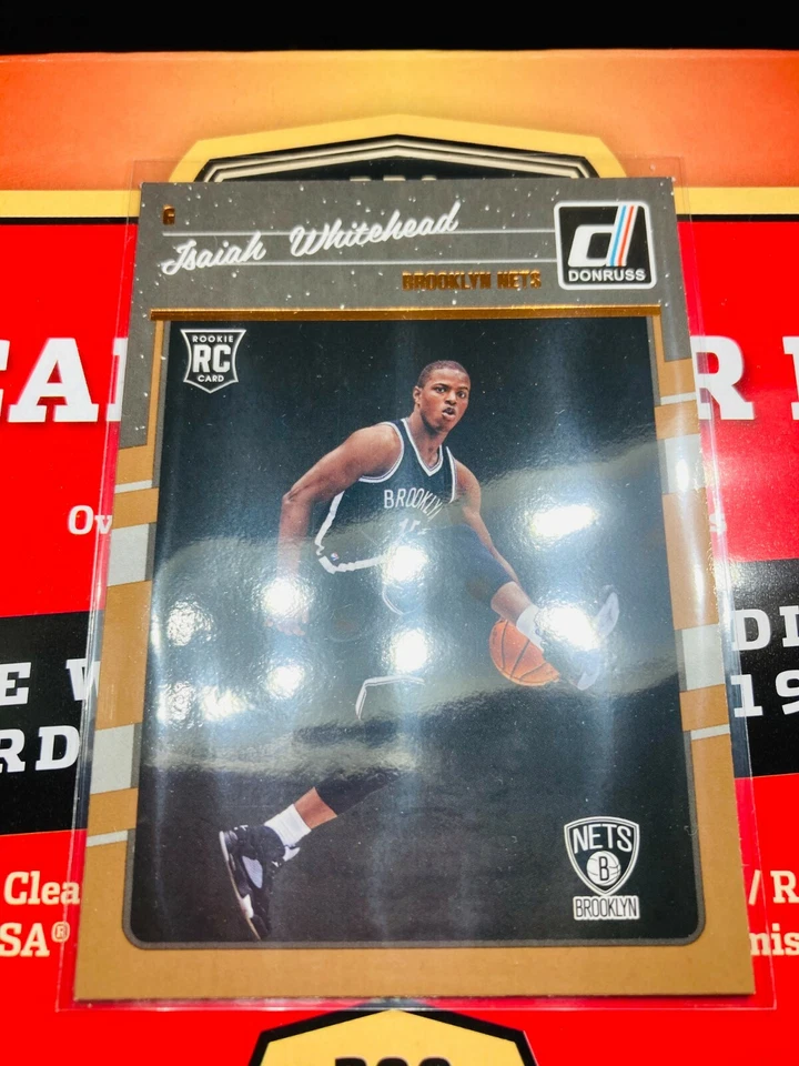 2016-17 Donruss #184 Isaiah Whitehead RC NETS Rookie Basketball cardV237 - Image 2 of 3