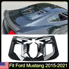 Fits Ford Mustang 2015-2023 Rear Window Scoop Louver Sun Shade Cover Manba Style
