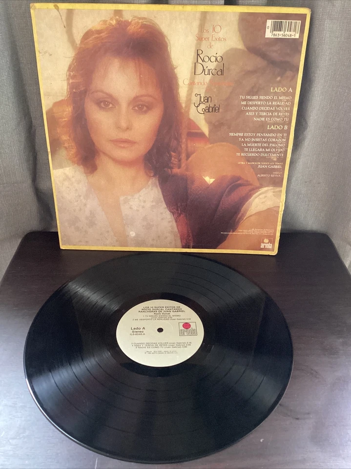 Rocio Dúrcal, Cantando Rancheras De Juan Gabriel,10 Super Éxitos, Vinyl - Image 2 of 2