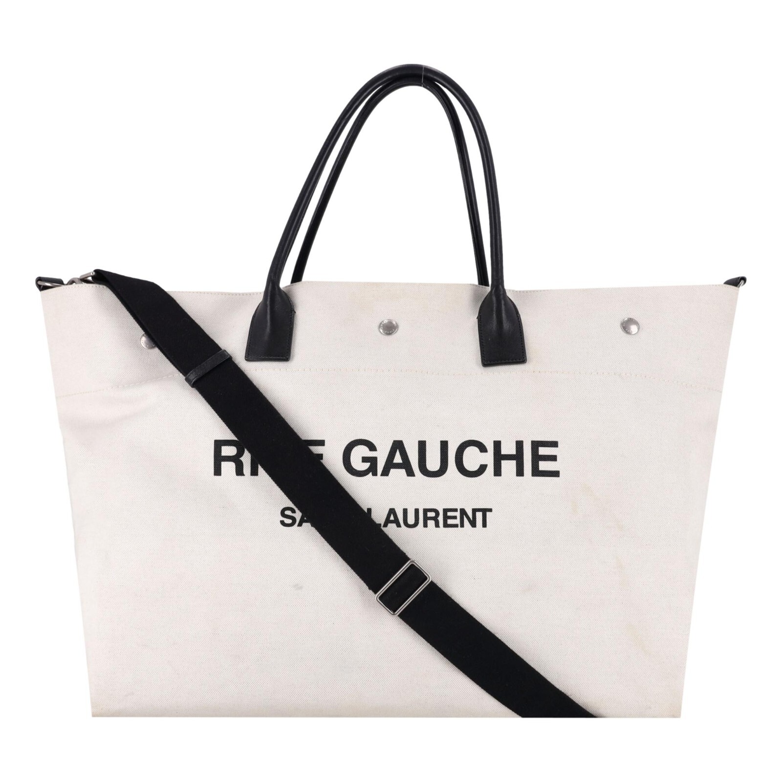 Borsa tote Saint Laurent Maxi Rive Gauche in tela