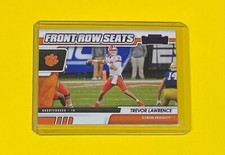 2021 Contenders Trevor Lawrence Front Row Seats PURPLE PARALLEL SP Clemson #1 RC