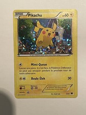 Pikachu 6/12 Holo Rare McDonald's Promo 2015 FRENCH Pokemon Cards TCG Mint