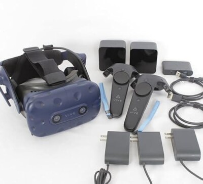 HTC Vive Pro  OLED Virtual Reality VR Kit Tested Work Fine
