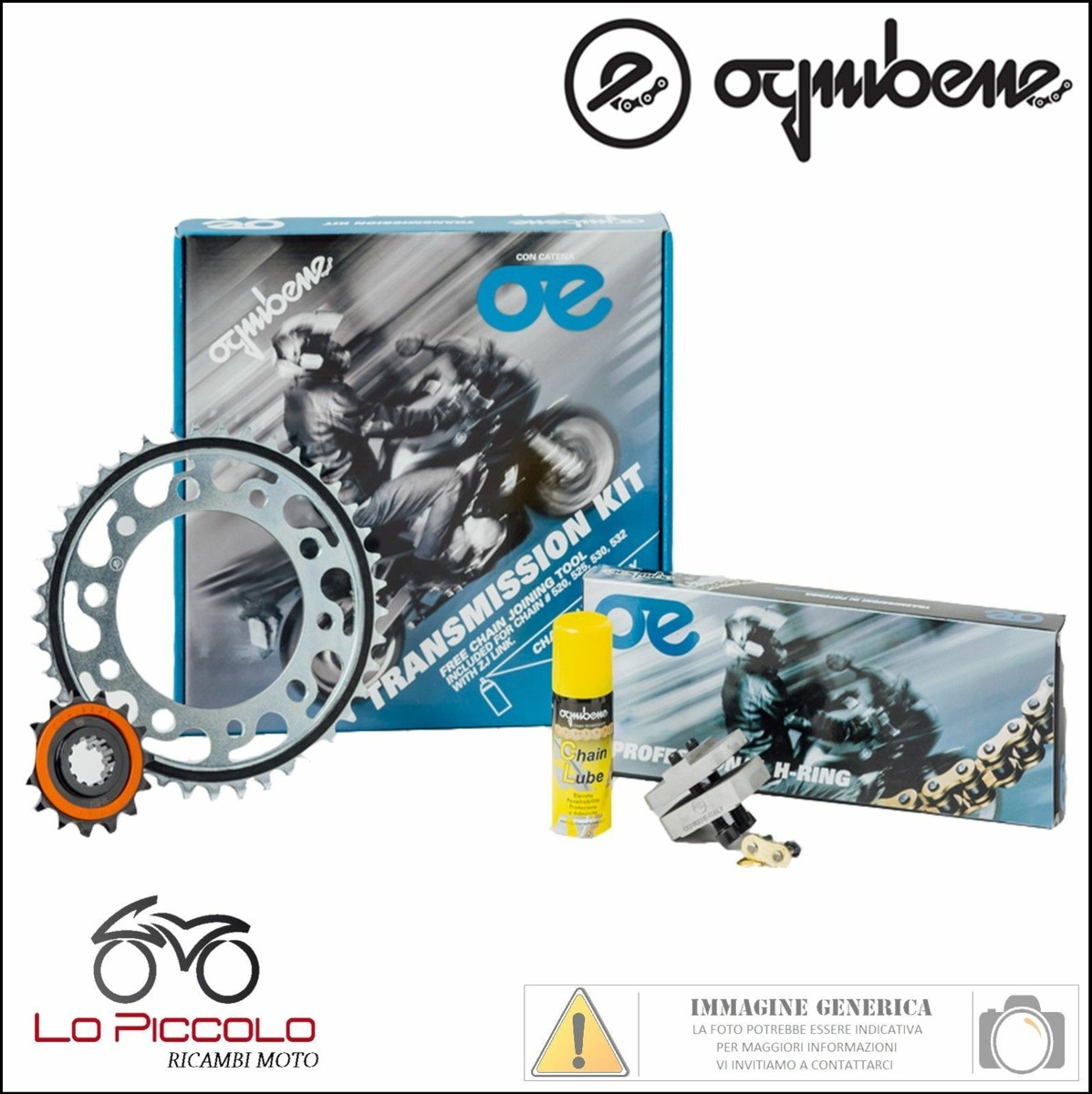 KIT TRASMISSIONE OGNIBENE CATENA CORONA PIGNONE -1 BMW F 800 GS