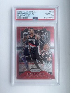 Damian Lillard 2019 Prizm Ruby Wave Price Guide - Sports Card Investor