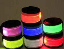 SLAP WRISTBAND FLASH LED BRACELET armband Light glow running night safety gear