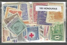 Honduras 100 timbres différents oblitérés