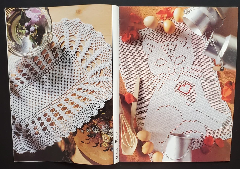 Decorative Crochet Magazine Filet The Beautiful Jan 2002 No 85 - Image 3 of 4