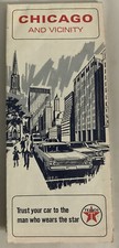Vintage 1967 Texaco “Chicago And Vicinity” Road Map