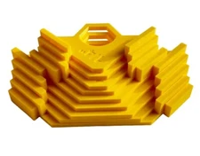 Router corner chamfering jig template set of 9 for woodworking