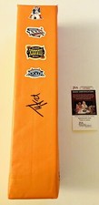 TY LAW SIGNED AUTOGRAPH NEW ENGLAND PATRIOTS FOOTBALL PYLON 3X SB CHAMP JSA COA!