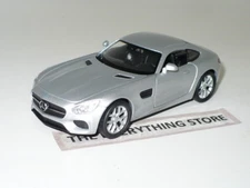 WELLY DAIMLER MERCEDES BENZ AMG GT METALLIC SILVER 4.75 INCHES FREE SHIP