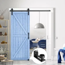 Barn Door Bottom Floor Guide Adjustable Hardwear 4 Rollers