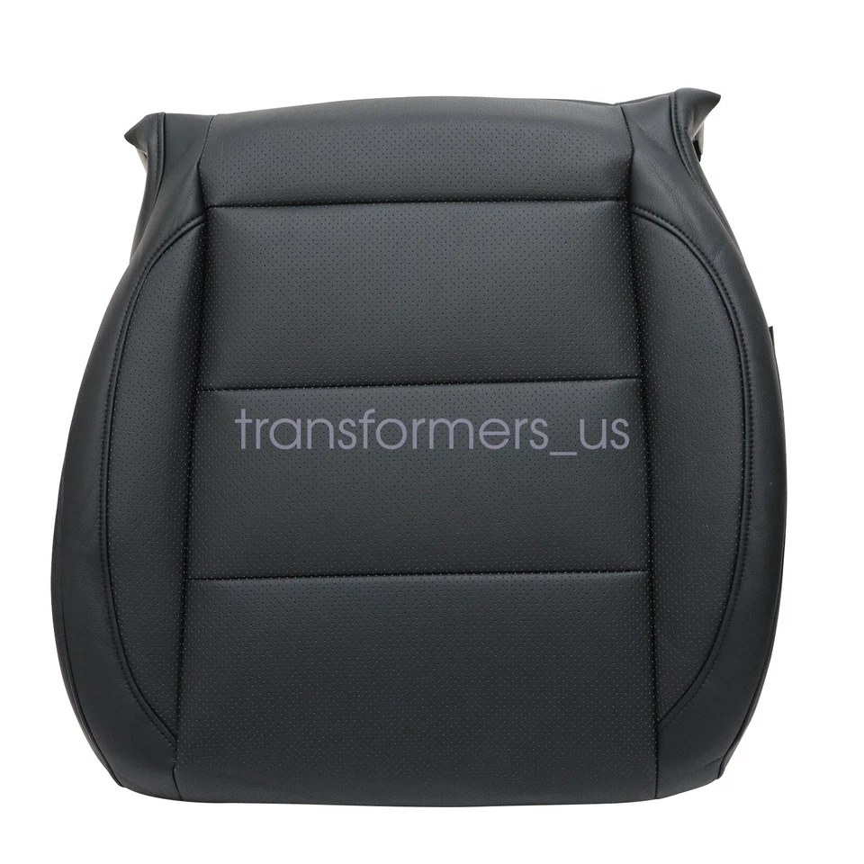 Cubierta de asiento de cuero negra inferior de pasajero para Volkswagen Jetta 2006-2010 sedán Foto 3 de 4