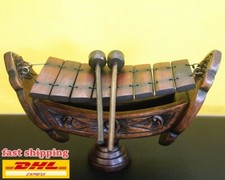 Thai Music Model Wooden Xylophone Brown Home Decor 11" Fast ship by DHL Express