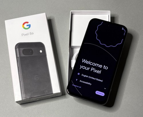 NEU Google Pixel 8a 128GB schwarz ENTSPERRT Android Smartphone GKV4X in Box