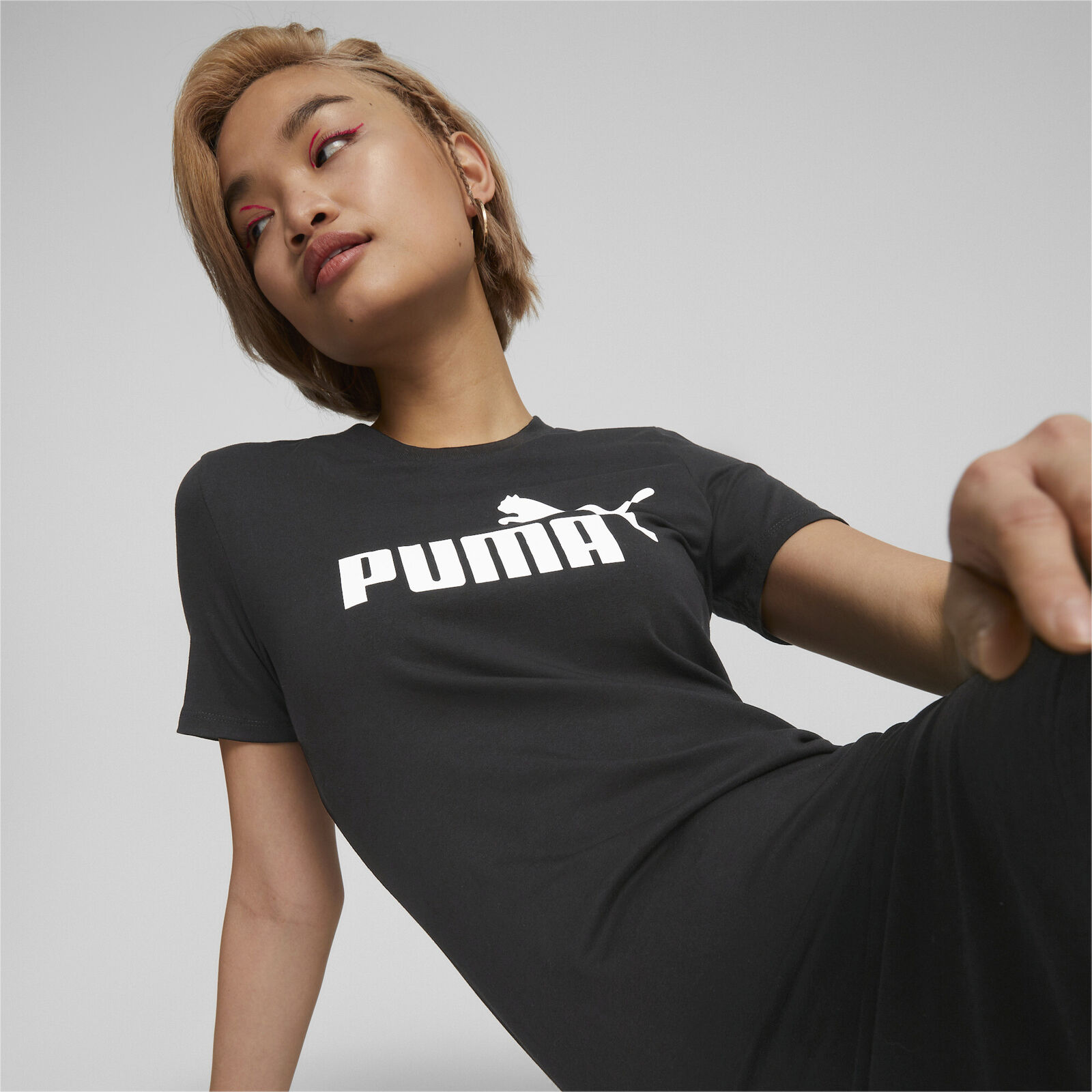 PUMA Women\'s Essentials Slim Tee Dress | eBay | 