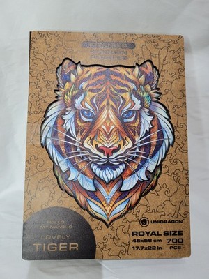 Holzpuzzle Puzzle, schöner Tiger, 11,7 x 14,7 in 700 Teilen