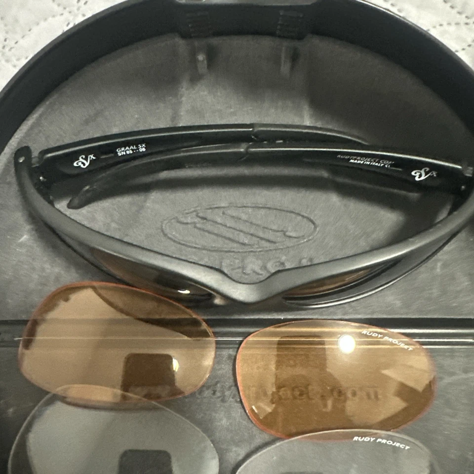 Rudy Project GRAAL Sx Sunglasses And Case W/Pouch & Lens - Image 2 of 4