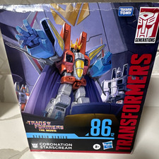 Hasbro Transformers Studio Series 86-12 Coronation Starscream w  Backdrop l