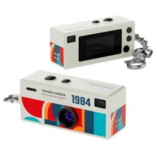 Mini Fotocamera Portachiavi 1080P HD Videocamera Retrò Tascabile + Micro SD 32Gb