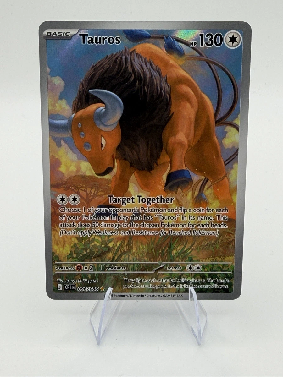 Tauros Pokemon Card for sale