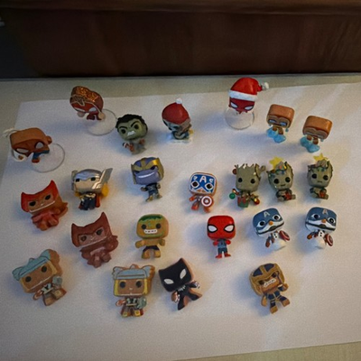 #ad Funko Pocket Pop Marvel Mixed Lot Spider Man Groot Hulk Thanos Black Panther $20.00